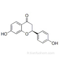 4H-1-Benzopyran-4-one, 2,3-dihydro-7-hydroxy-2- (4-hydroxyphényl) -, (57192188,2S) - CAS 578-86-9